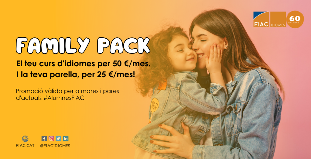 Family Pack: Curs per 50 € al mes